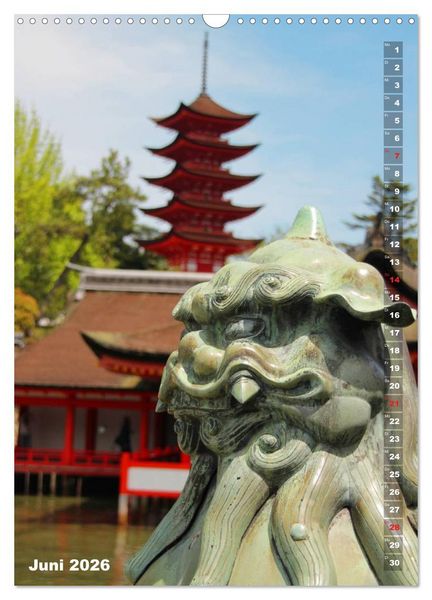 Produktbild: Faszinierendes Japan 2026 (Wandkalender 2026 DIN A3 hoch), CALVENDO Monatskalender