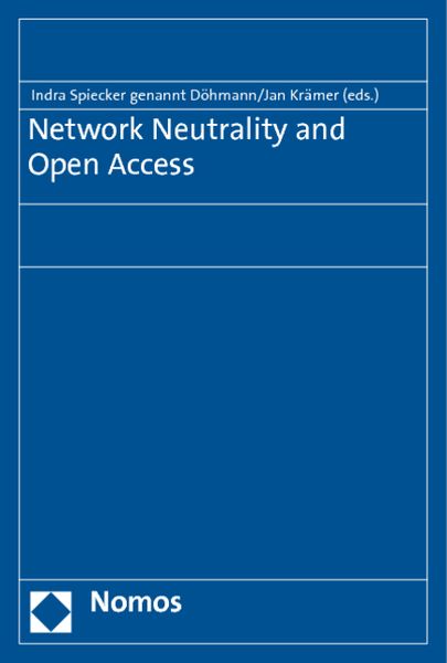 Produktbild: Network Neutrality and Open Access