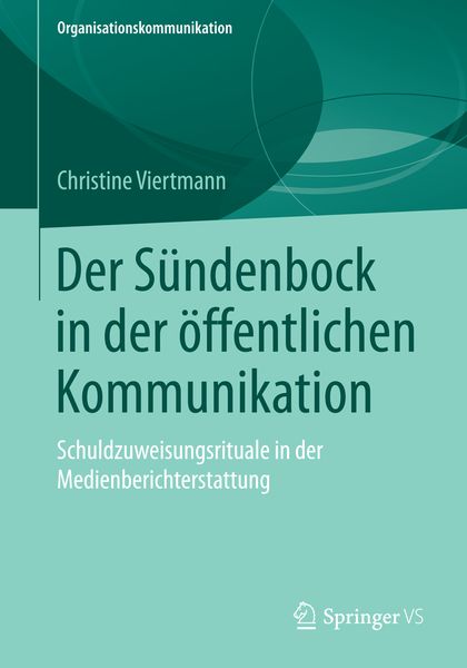 Produktbild: Der S&uuml;ndenbock in der &ouml;ffentlichen Kommunikation