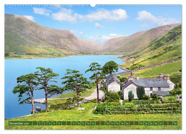 Produktbild: Wales around 1900 - photos restored and colourised (High Quality Premium Wall Calendar 2026 DIN A2 landscape),CALVENDO 12 Month Wall Calendar