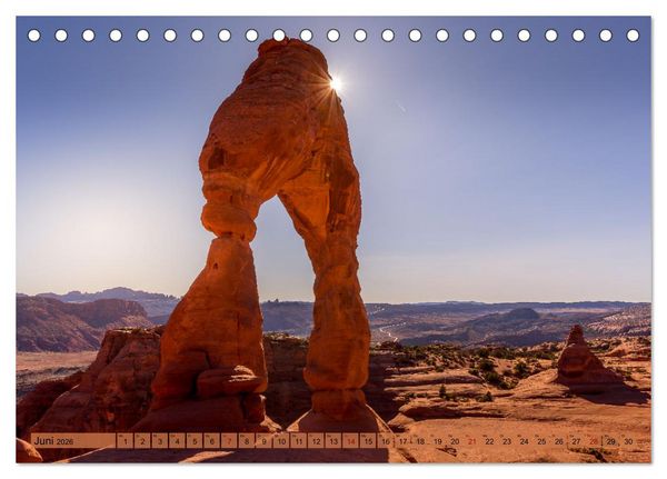 Produktbild: USA S&uuml;dwesten - Atemberaubende Hotspots der Natur (Tischkalender 2026 DIN A5 quer), CALVENDO Monatskalender