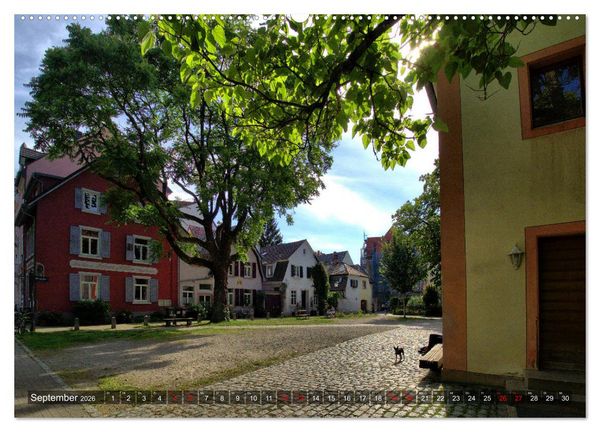 Produktbild: Freiburg - Gesichter einer Stadt (Wandkalender 2026 DIN A2 quer), CALVENDO Monatskalender