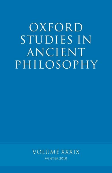 Produktbild: Oxford Studies in Ancient Philosophy Volume