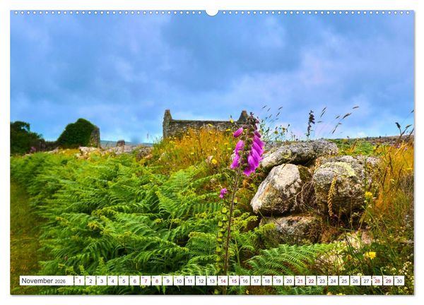 Produktbild: S&uuml;dengland - On the road in Devon und Cornwall (Wandkalender 2026 DIN A2 quer), CALVENDO Monatskalender