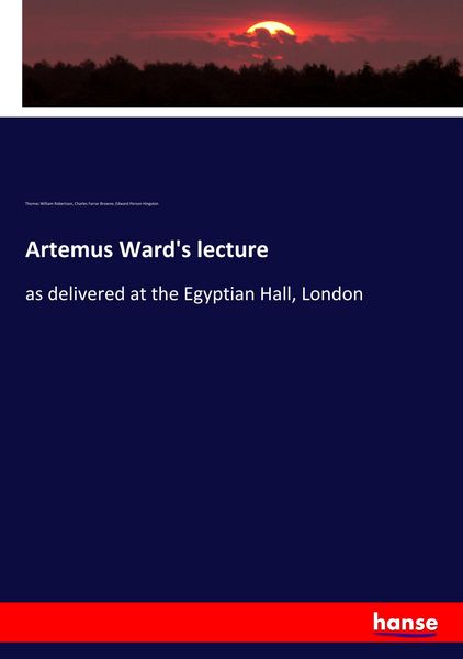 Produktbild: Artemus Ward's lecture