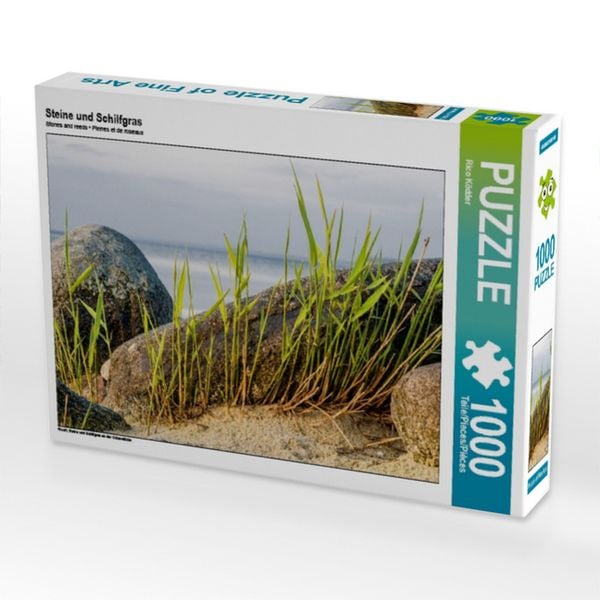 Steine und Schilfgras (Puzzle)