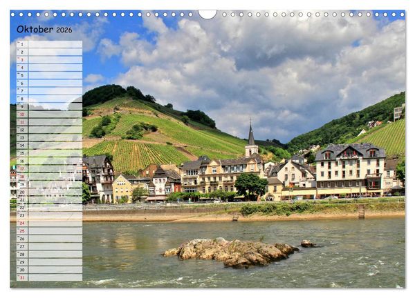 Produktbild: Von Lahnstein bis R&uuml;desheim - Am wundersch&ouml;nen Mittelrhein (Wandkalender 2026 DIN A3 quer), CALVENDO Monatskalender