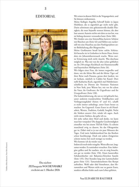 Produktbild: ZEITmagazin Wochenmarkt 10/26