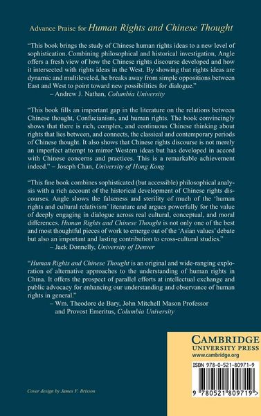 Produktbild: Human Rights in Chinese Thought