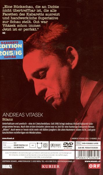 Produktbild: Best of Kabarett - Andreas Vitasek - Bilanz