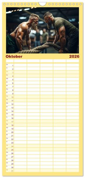 Produktbild: Familienplaner 2026 - Das macht Spa&szlig;, haben sie gesagt mit 5 Spalten (Wandkalender, 21 x 45 cm) CALVENDO