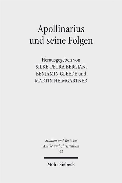 Produktbild: Apollinarius und seine Folgen