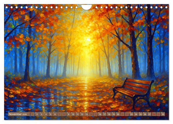 Produktbild: Spaziergang durch Farben und Licht (Wandkalender 2026 DIN A4 quer), CALVENDO Monatskalender