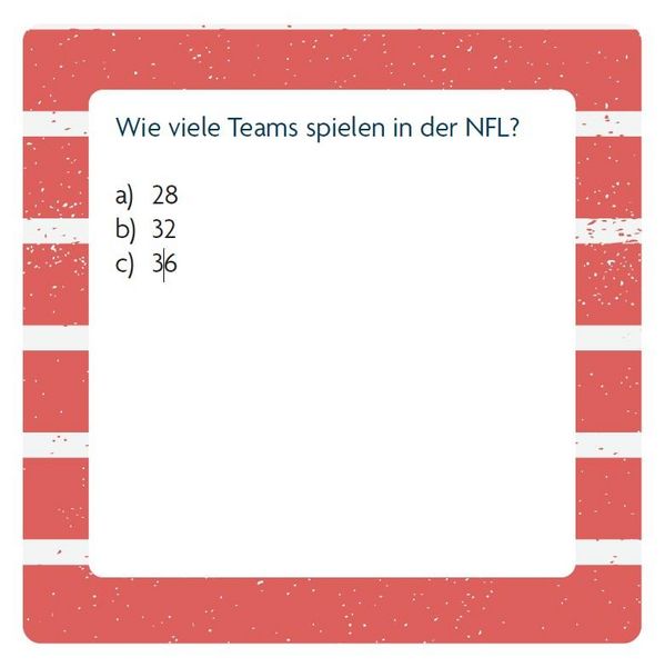 Produktbild: Das American Football-Quiz