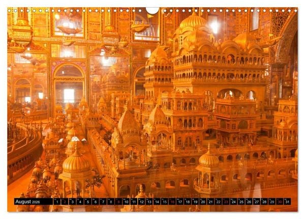 Produktbild: Indien - Rajasthan (Wandkalender 2026 DIN A3 quer), CALVENDO Monatskalender