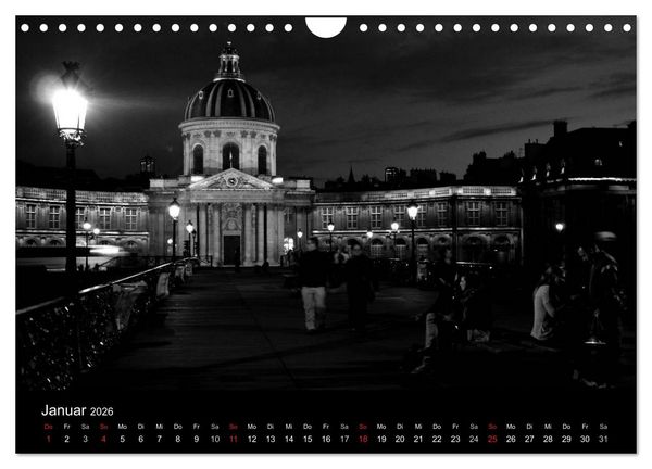 Produktbild: BLACK 'N WHITE (Wandkalender 2026 DIN A4 quer), CALVENDO Monatskalender
