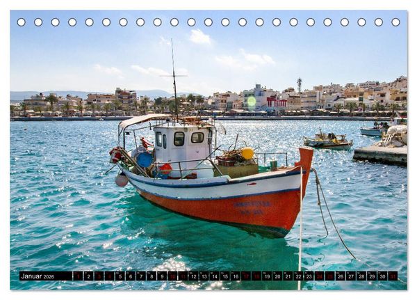 Produktbild: Ostkreta - Zwischen Sitia und Ierapetra (Tischkalender 2026 DIN A5 quer), CALVENDO Monatskalender