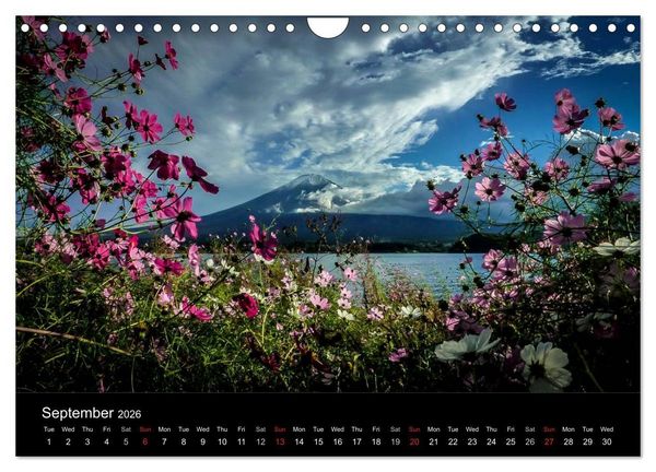 Produktbild: Mt. Fuji 2026 (Wall Calendar 2026 DIN A4 landscape), CALVENDO 12 Month Wall Calendar