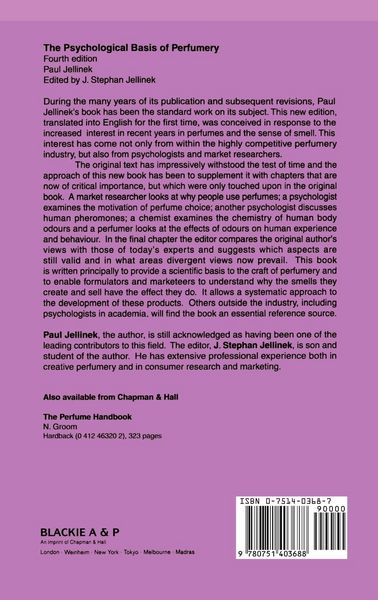 Produktbild: The Psychological Basis of Perfumery