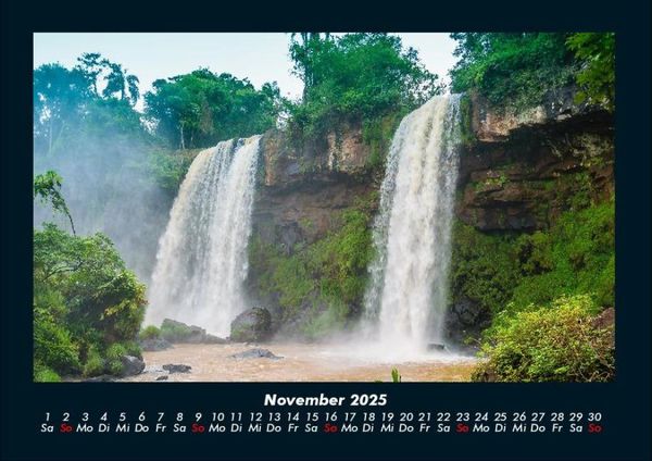 Produktbild: Wasserf&auml;lle 2025 Fotokalender DIN A4