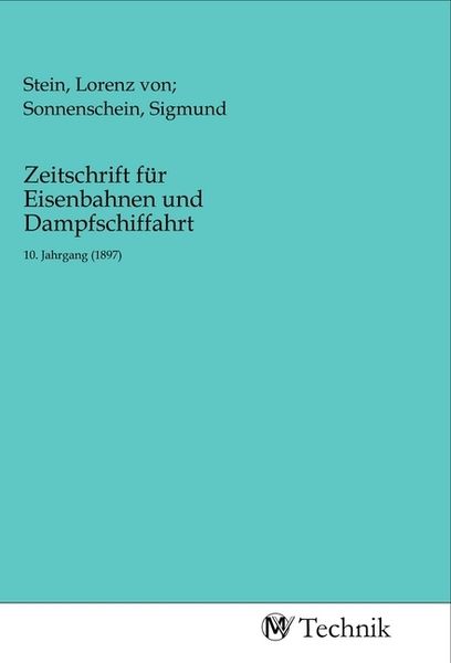 Produktbild: Zeitschrift f&uuml;r Eisenbahnen und Dampfschiffahrt