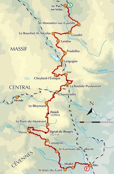 Produktbild: Trekking the Robert Louis Stevenson Trail