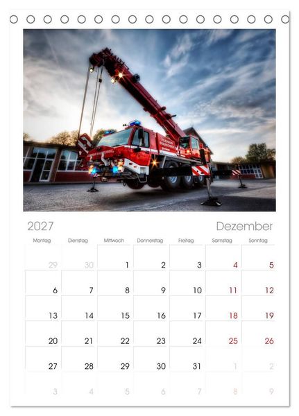 Produktbild: Tischplaner 2027 - Berufsfeuerwehr Braunschweig (A5 Tischkalender zum Aufstellen) CALVENDO