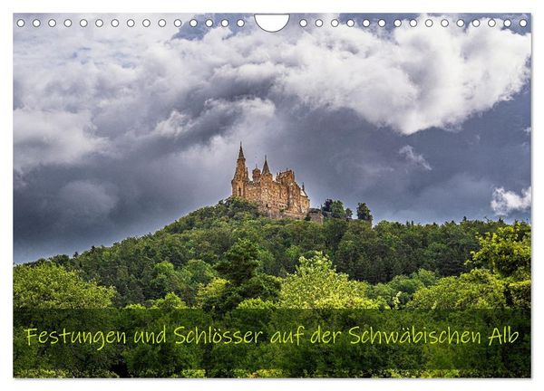 Produktbild: Festungen und Schl&ouml;sser auf der Schw&auml;bischen Alb (Wandkalender 2026 DIN A4 quer), CALVENDO Monatskalender