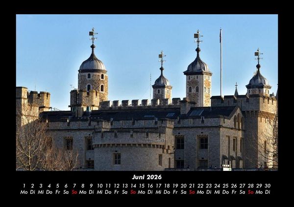 Produktbild: London 2026 Fotokalender DIN A3