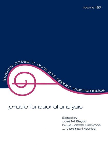Produktbild: p-adic Function Analysis
