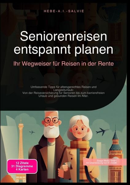 Seniorenreisen entspannt planen: Ihr Wegweiser für Reisen in der Rente, Taschenbuch von Hebe A.I. Salvie, Epubli, 9783565190935