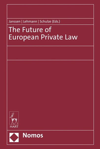 Produktbild: The Future of European Private Law