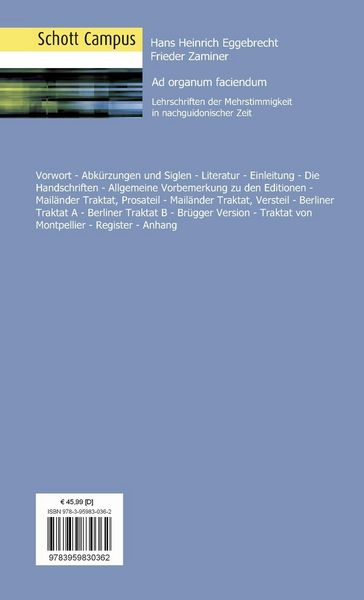 Produktbild: Ad organum faciendum