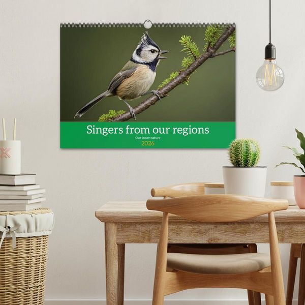 Produktbild: Singers from our regions - Our intimate nature (Wall Calendar 2026 DIN A3 landscape), CALVENDO 12 Month Wall Calendar