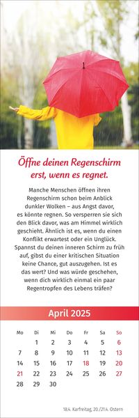 'PAL - Der Lebensfreude Lesezeichen & Kalender 2025' - 'Lesezeichen'