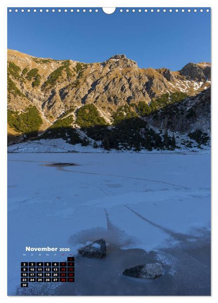 Produktbild: Leichte Wanderziele um Oberstdorf (Wandkalender 2026 DIN A3 hoch), CALVENDO Monatskalender