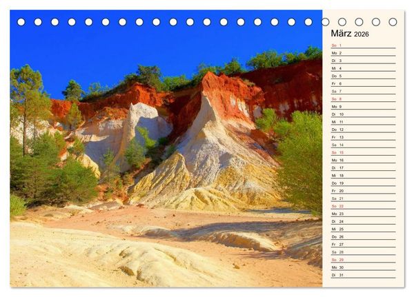 Produktbild: Verzaubernde Provence (Tischkalender 2026 DIN A5 quer), CALVENDO Monatskalender