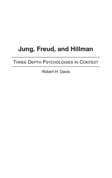 Produktbild: Jung, Freud, and Hillman
