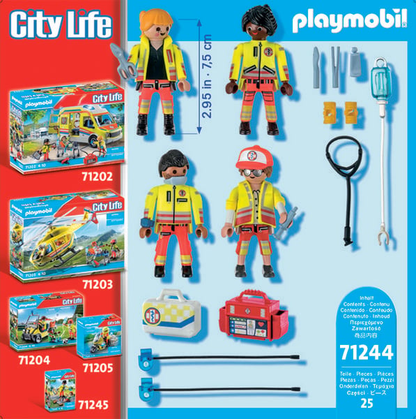 Produktbild: PLAYMOBIL&reg; City Life 71244 Rettungsteam