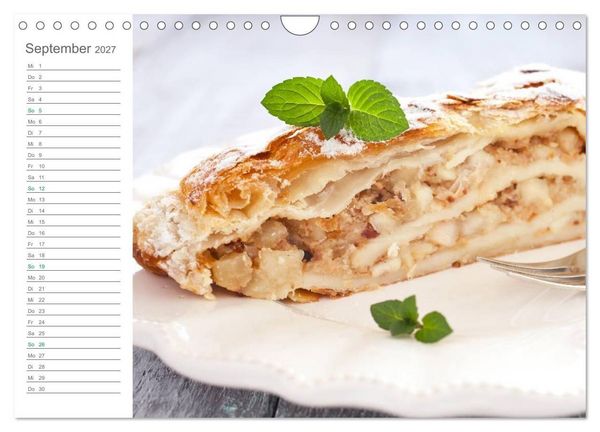Produktbild: Mhhh... Kuchenzeit Mein K&uuml;chenplaner (Wandkalender 2027 DIN A4 quer), CALVENDO Monatskalender