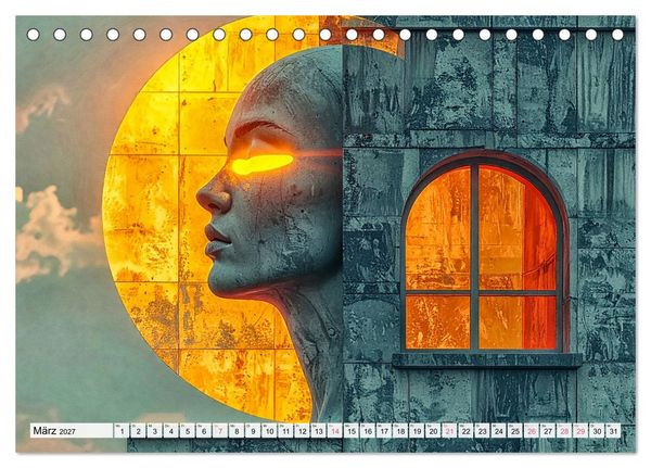 Produktbild: Anima Architectura, der Geist der Steine (Tischkalender 2027 DIN A5 quer), CALVENDO Monatskalender