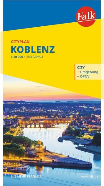 Produktbild: Falk Cityplan Koblenz 1:20.000