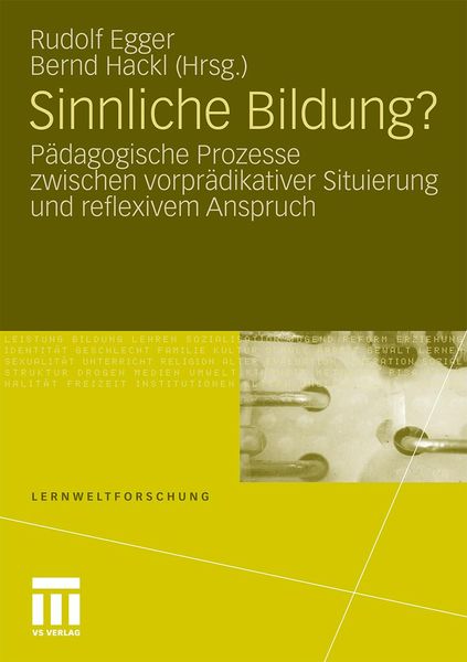 Produktbild: Sinnliche Bildung?