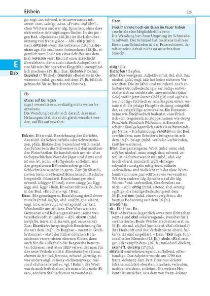 Produktbild: Duden &ndash; Das Herkunftsw&ouml;rterbuch. Etymologie der deutschen Sprache. Lexikon der Wortherkunft: Worturspr&uuml;nge und Bedeutungen inkl. Redewendungen einfach erkl&auml;rt