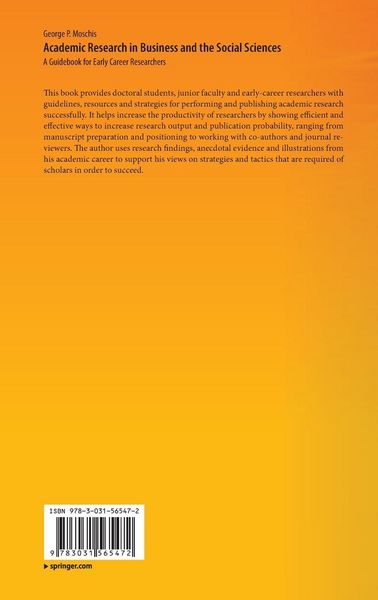 Produktbild: Academic Research in Business and the Social Sciences
