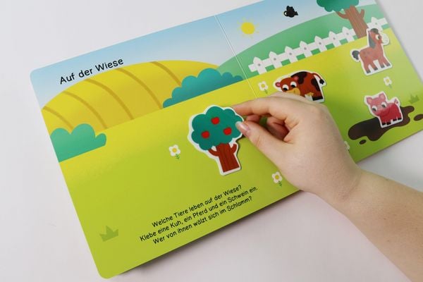 Produktbild: Stickerspa&szlig; f&uuml;r kleine H&auml;nde - Bauernhof