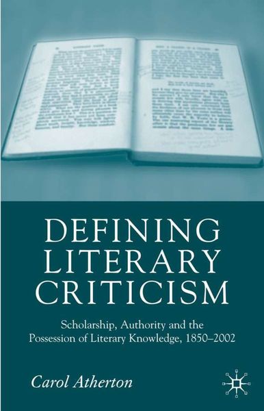 Produktbild: Defining Literary Criticism