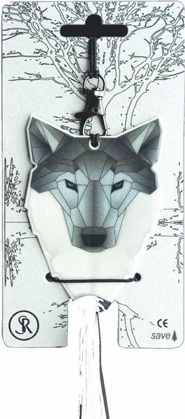 Produktbild: Softreflector ORIGAMI (Wolf) Reflektor f&uuml;r Taschen und Kleidung