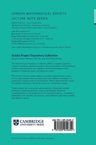 Produktbild: Stacks Project Expository Collection