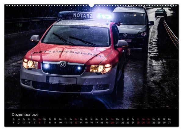 Produktbild: Einsatzfahrzeuge - Bayern (hochwertiger Premium Wandkalender 2026 DIN A2 quer), Kunstdruck in Hochglanz